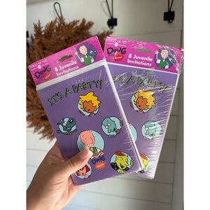 Doug‎ Nickelodeon Party Invites (2)